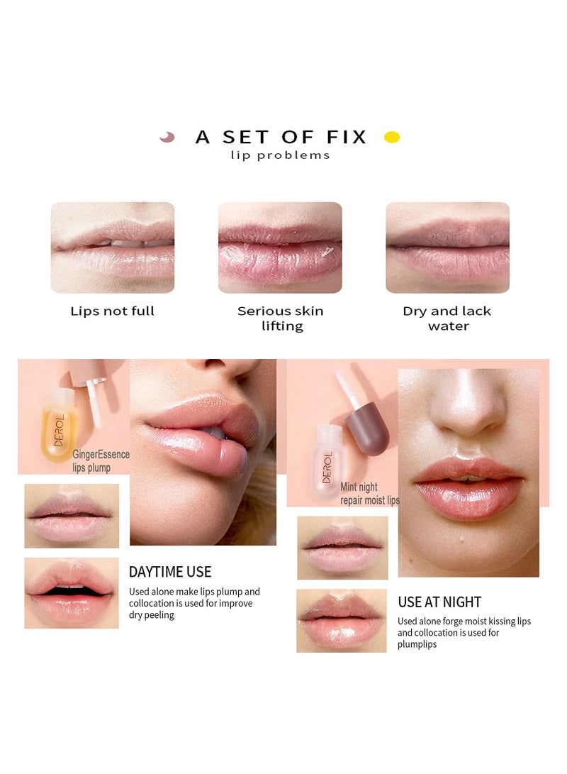 DEROL مجموعة مكثف ومرطب حجم الشفاه - Image 3