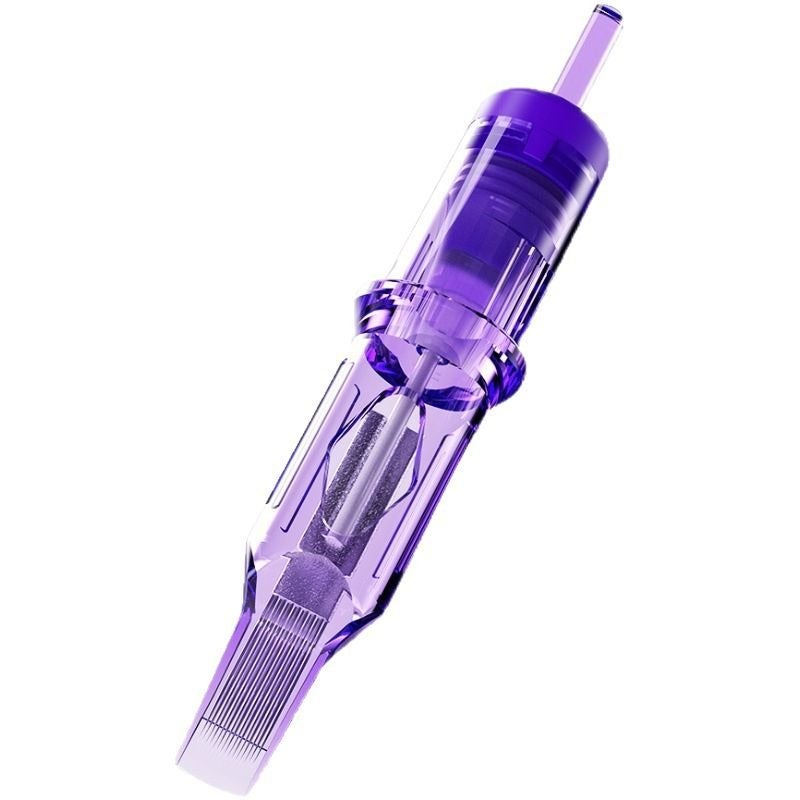 MAST PRO Purple Needle RL Cutting Line Needle Closing Needle Purple Current Device Integrated Needle for Eyebrow Tattoo Embroidery 20 Pieces - Image 5