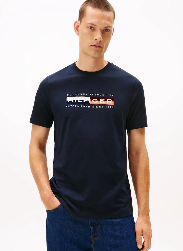 TOMMY HILFIGER Graphic Crew Neck T-Shirt