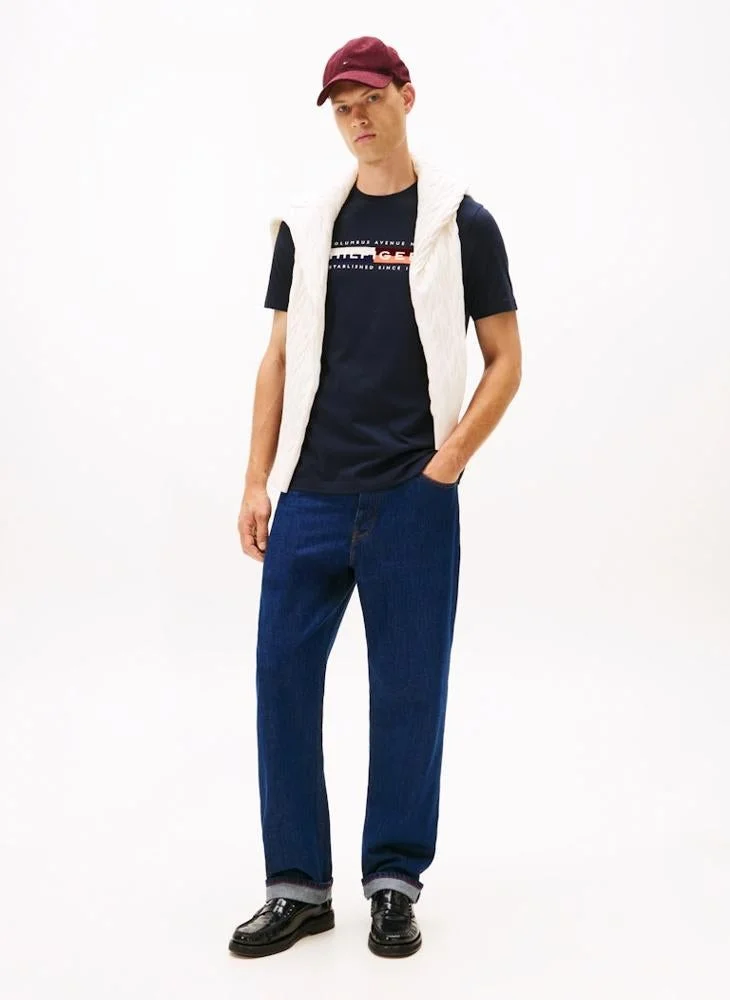 TOMMY HILFIGER  Graphic Crew Neck T-Shirt for Men | Best Price UAE