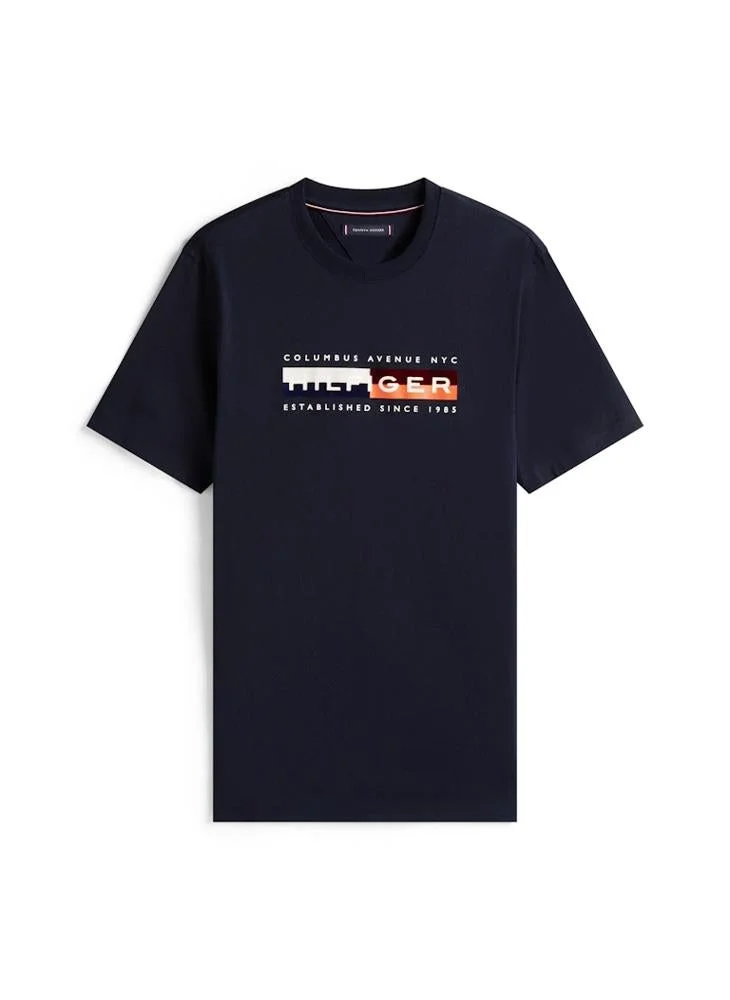 TOMMY HILFIGER  Graphic Crew Neck T-Shirt for Men | Best Price UAE