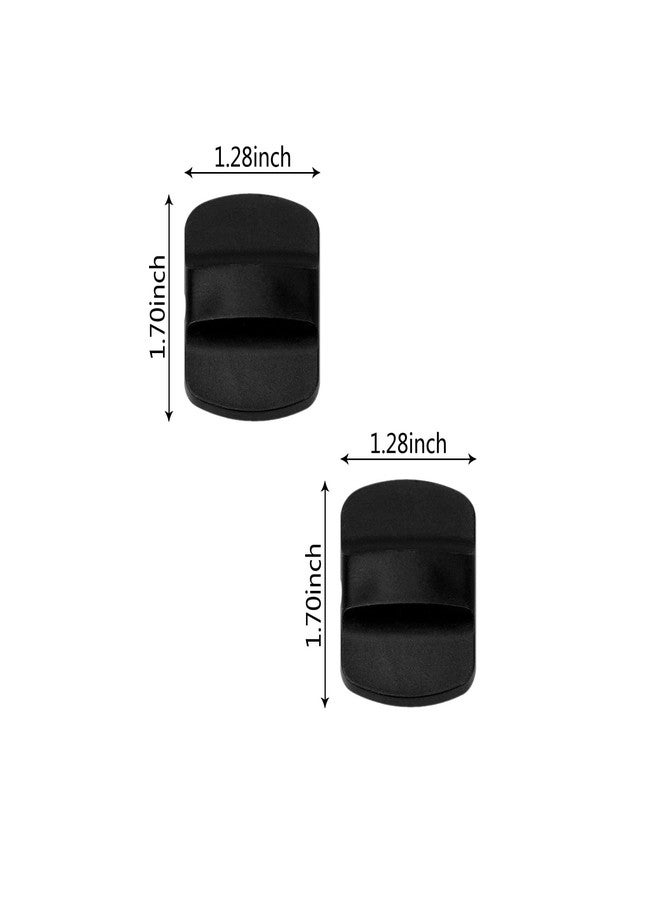 Mugtel قطعتان من أغطية الأكواب المغناطيسية البديلة المتوافقة مع أغطية الأكواب المغناطيسية المانعة للانسكاب (أسود + أسود) - Image 2