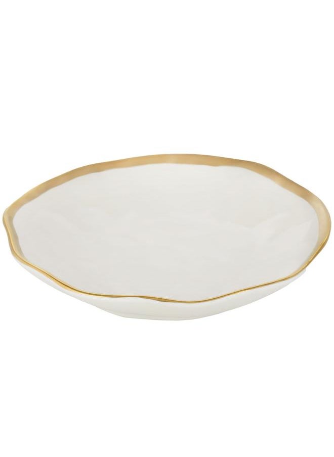 Alsaif Porcelain Serving Plate 10 Inches White  - Image 4
