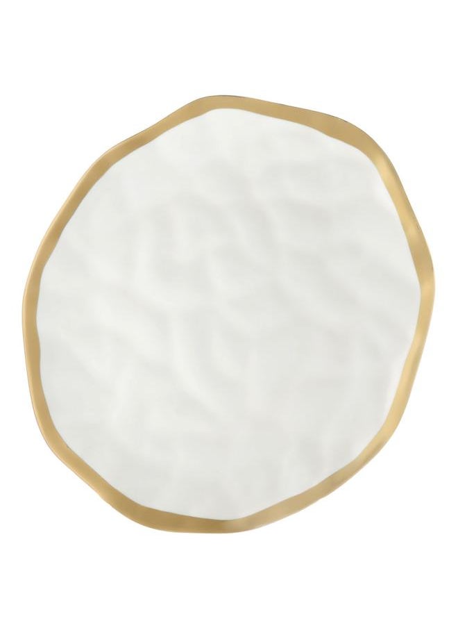 Alsaif Porcelain Serving Plate 10 Inches White  - Image 2