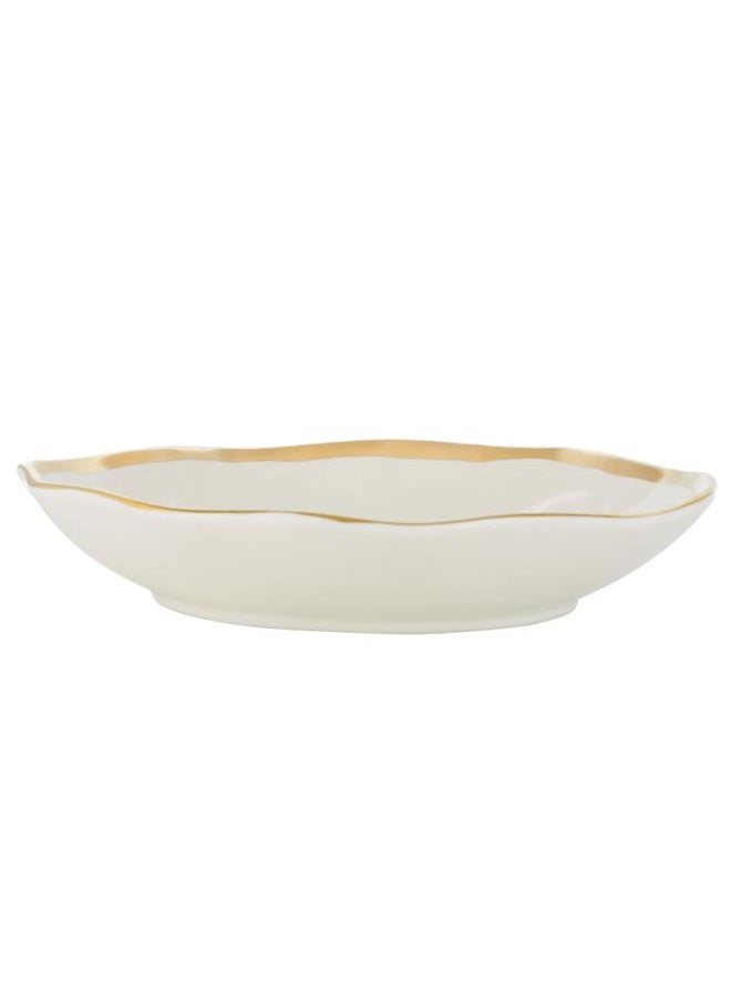 Alsaif Porcelain Serving Plate 10 Inches White  - Image 3