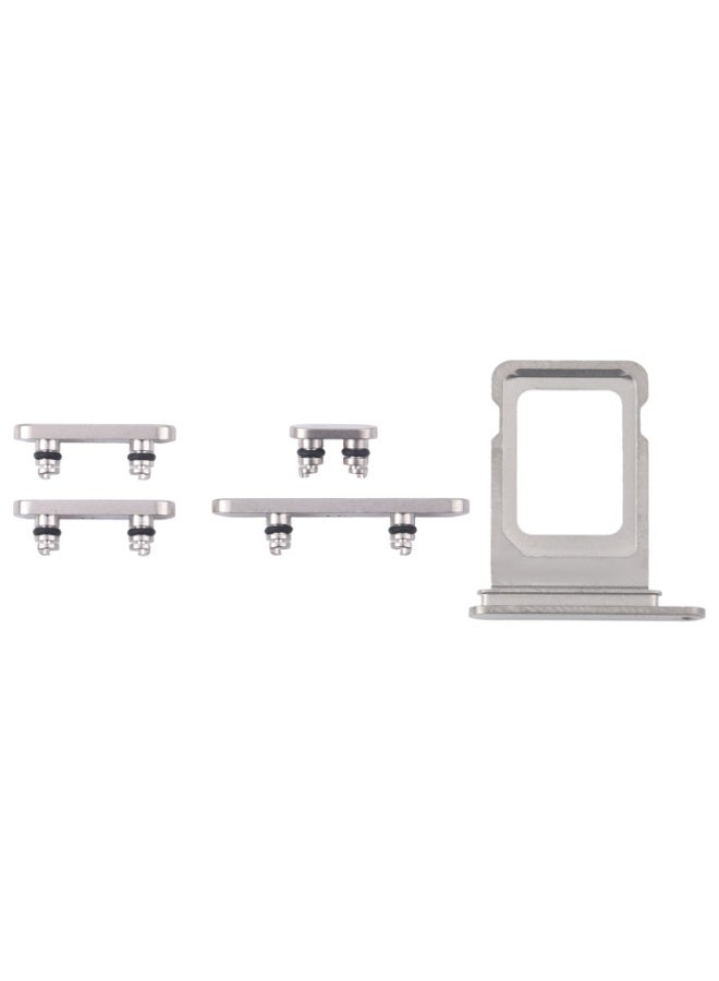 erorex SIM Card Tray + Side Button Replacement Kit for iPhone 16 Pro Max Metal SIM Holder Set - Image 2