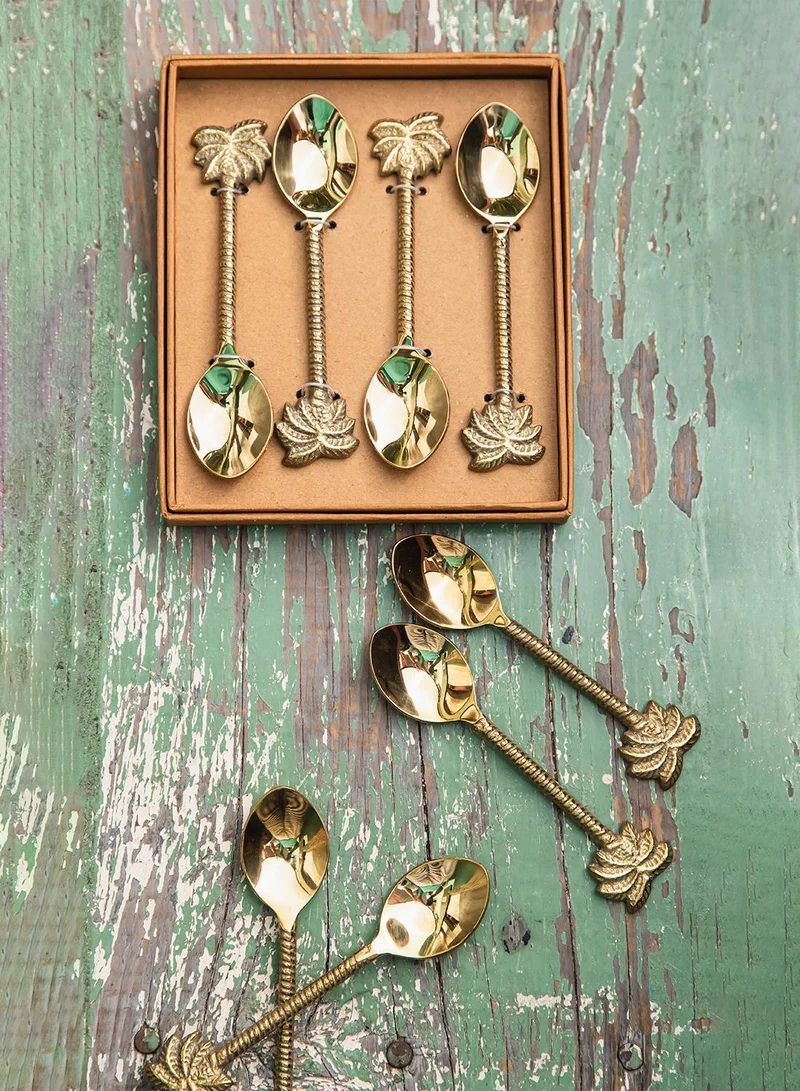 Curate Home Palm Dessert Spoon Set