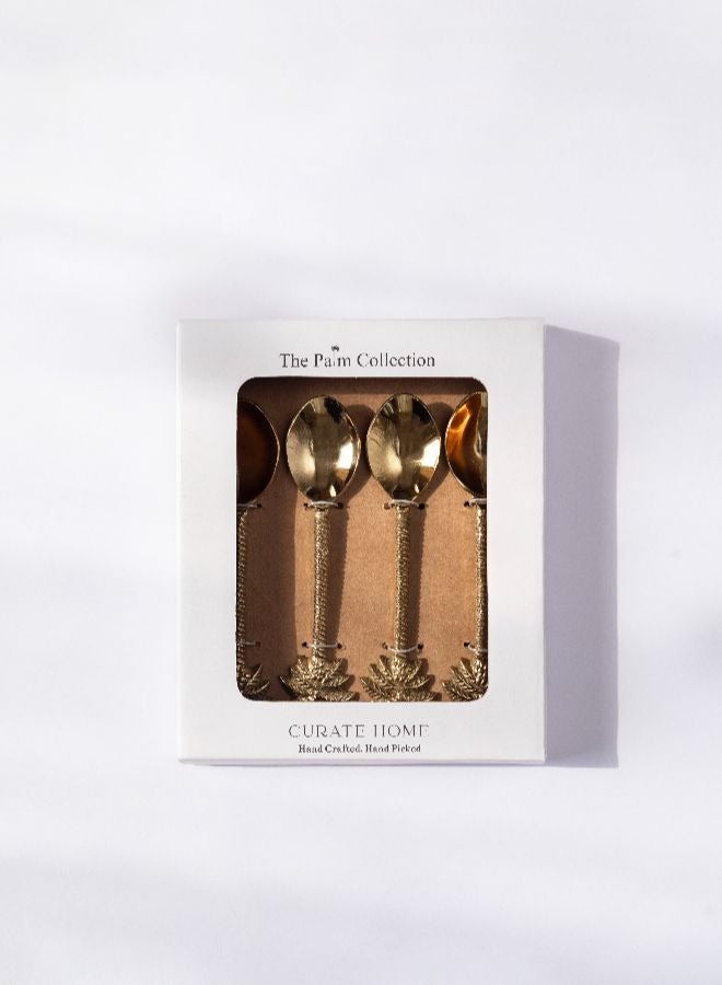 Curate Home Palm Dessert Spoon Set - Image 1