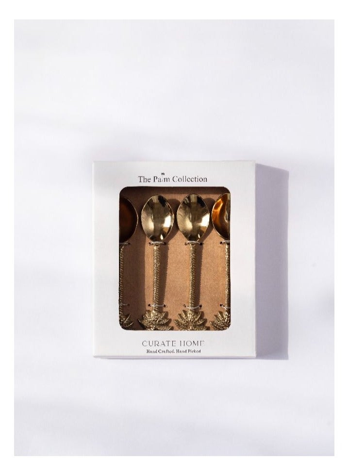 Curate Home Palm Dessert Spoon Set of 4 - Image 3