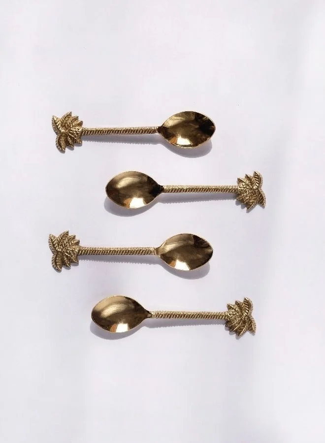 Curate Home Palm Dessert Spoon Set of 4