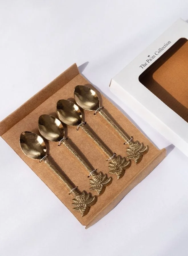 Curate Home Palm Dessert Spoon Set of 4