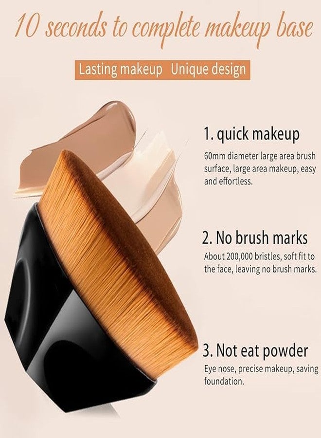 فرشاة مكياج الوجه السحرية سداسية الشكل من MAKEUP BY SITI - أسود (أسود) - Image 5