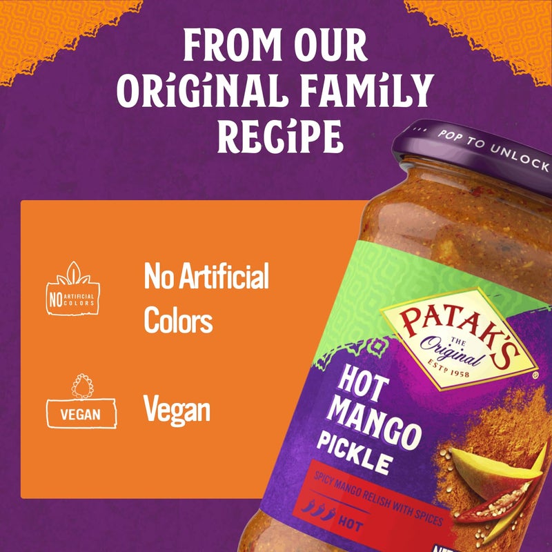 Patak's Pataks Mango Pickle Extra Hot - Image 3