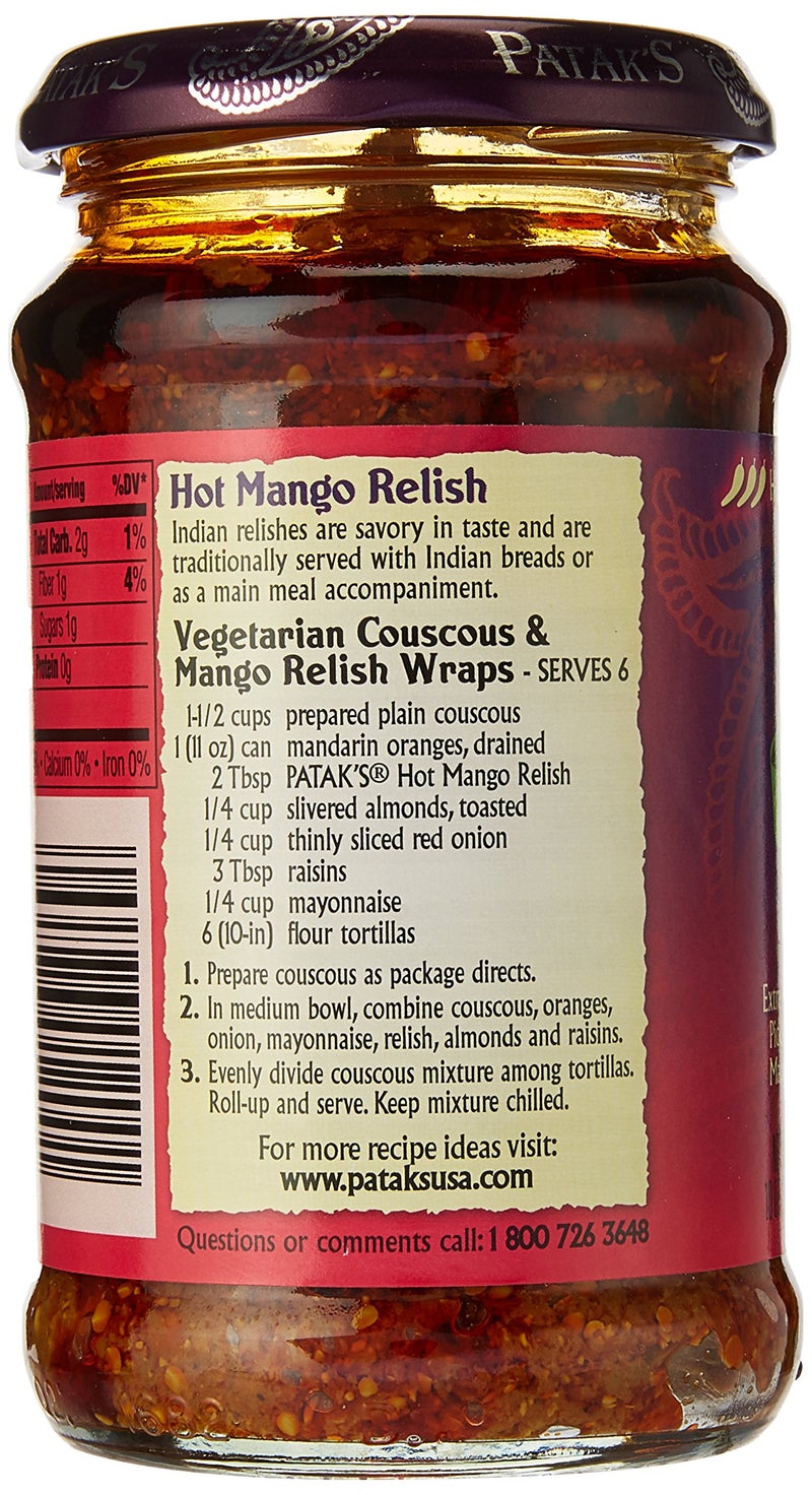 Patak's Pataks Mango Pickle Extra Hot - Image 4
