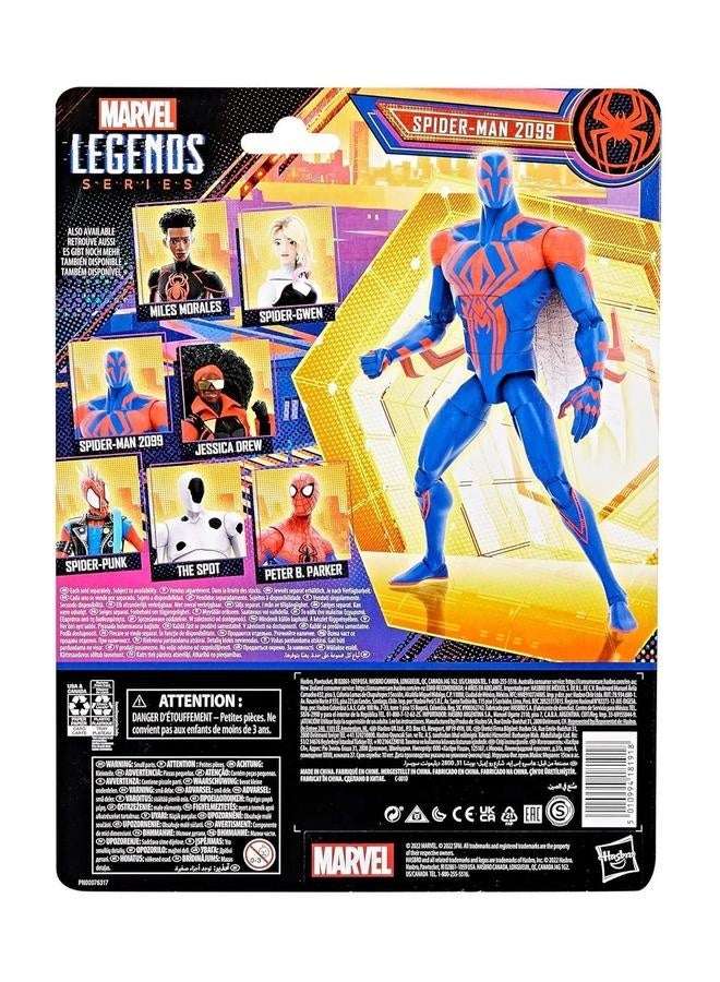 مجموعة Marvel Legends: شخصية سبايدر مان من فيلم Spider-Verse 2099 بطول 6 بوصات، تمثال لعب مع ملحقين - Image 3