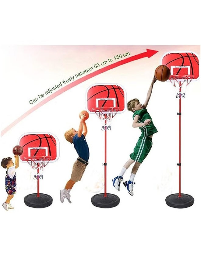 HX sports Adjustable Children'S Basketball Hoop, Basketball Portable Board, Children'S Toys  - Image 2