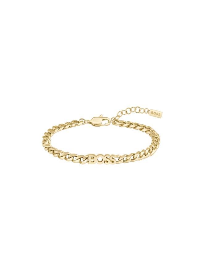 BOSS Kassy For Her Collection Chain Bracelet For Women In Yellow Gold - 1580593 - Image 1