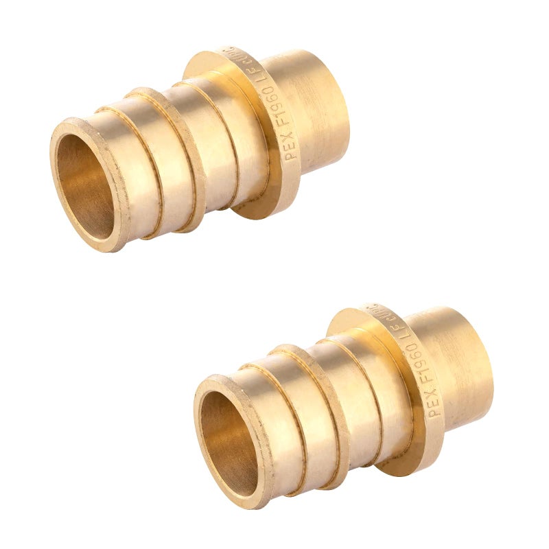 GUOFIS 2Pack GUOFIS PEX A Expansion Brass Fittings1 Pex x 34Female Sweat Adapter Only for Pexa TubingOver the Copper PipeASTM F1960PEX1960140 - Image 2