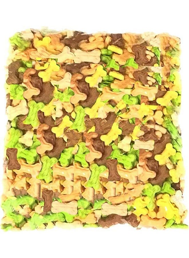 بسكويت الكلاب والجراء يحتوي على دجاج حقيقي ولحم ضأن وبيض وحليب وجبن وفراولة - عبوة 1 كجم - Image 1