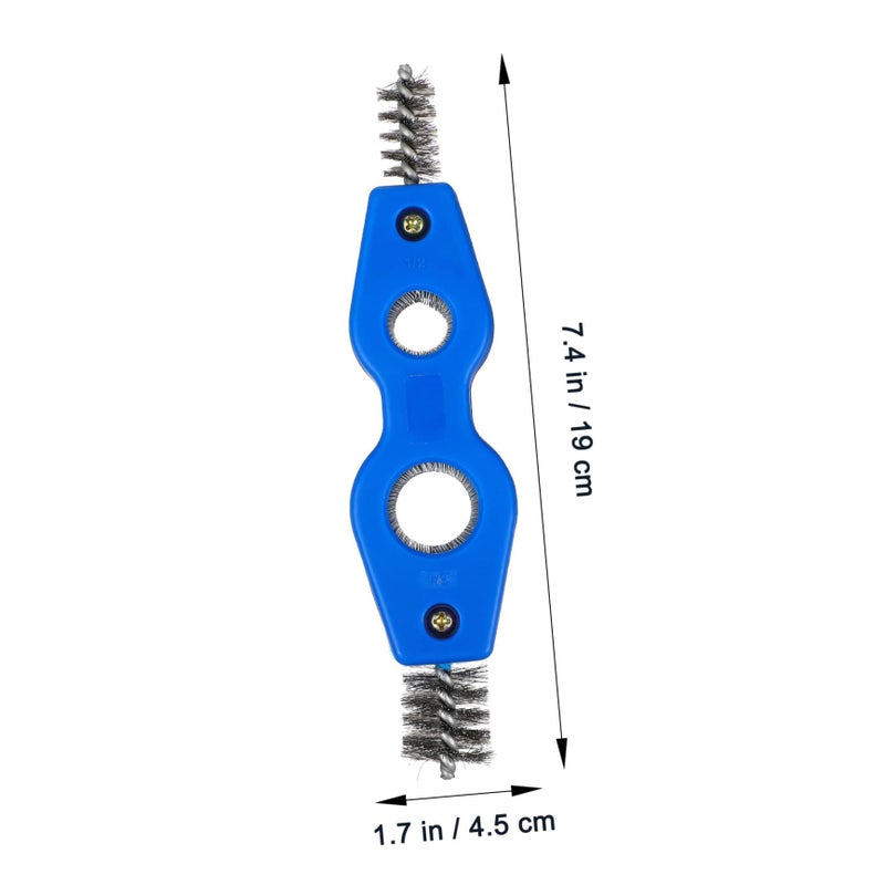 4 in 1 Car Battery Terminal Cleaning Brush Tool with Copper Pipes - Image 3