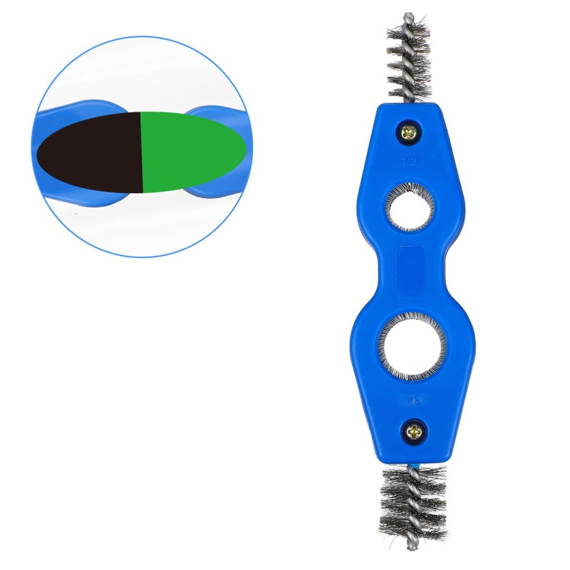 4 in 1 Car Battery Terminal Cleaning Brush Tool with Copper Pipes - Image 4
