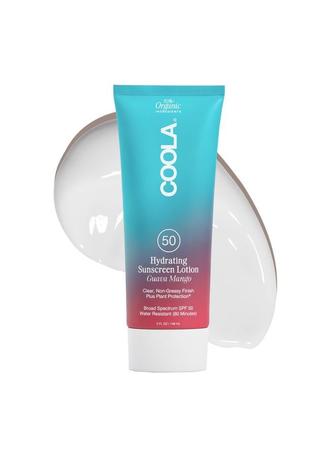 COOLA Organic Sunscreen SPF 50 Sunblock Body Lotion, Dermatologist Tested Skin Care for Daily Protection, Vegan and Gluten Free, Guava Mango, 5 Fl Oz - Image 1