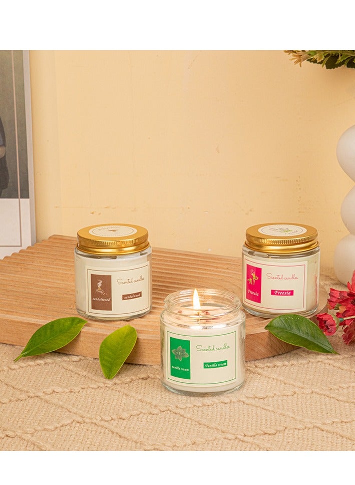 Essential oil scented candles Vintage sandalwood Natural sleep aid Ramadan souvenirs recommended Valentine's Day gifts  - Image 3