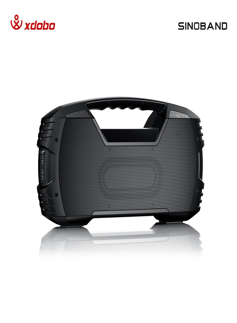 XDOBO 1974 BT Speaker 80W Wireless Portable Outdoor Waterproof Dazzling Colourful Subwoofer Support BT/AUX/TWS/U disk RGB Dynamic Light Effect - Image 4