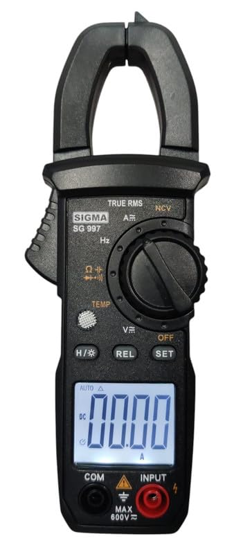 SIGMA Digital AC/DC TRMS Clamp Meter SG997 upto 600A AC/DC - Image 2