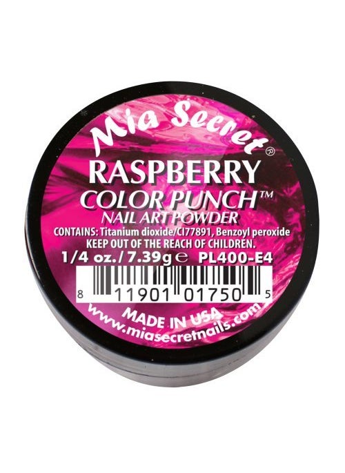 MIA SECRET Mia Secret Professional Color Punch Collection Acrylic Powder ( Pick Your Color ) (Raspberry) 