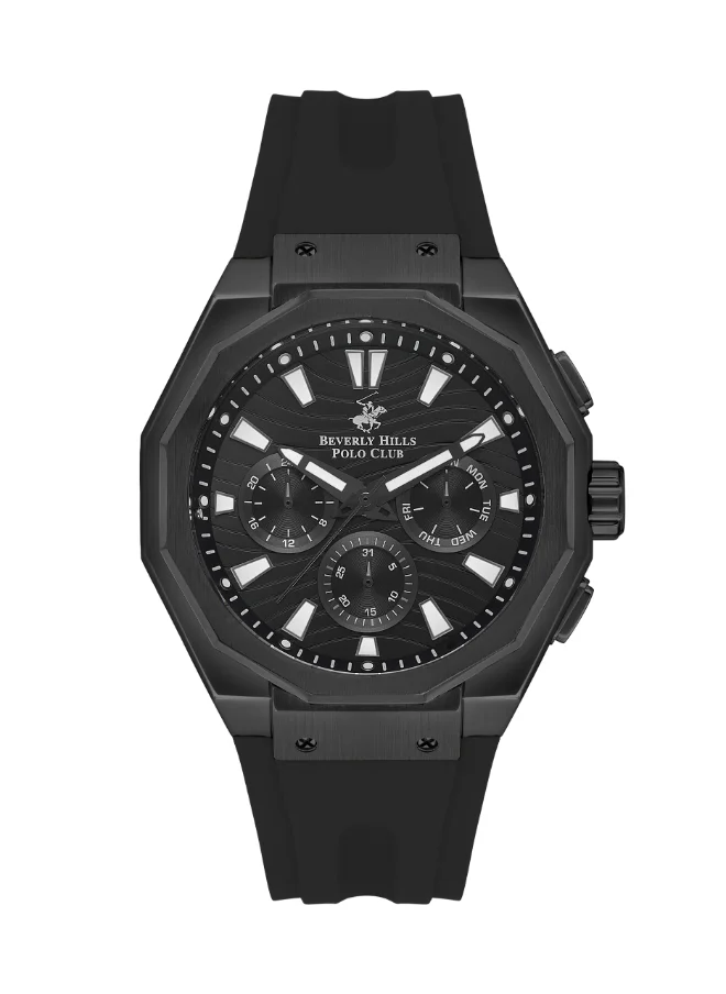 BEVERLY HILLS POLO CLUB Beverly Hills Polo Club Men 's Black Dial Multi Function watch - BP3557X.651