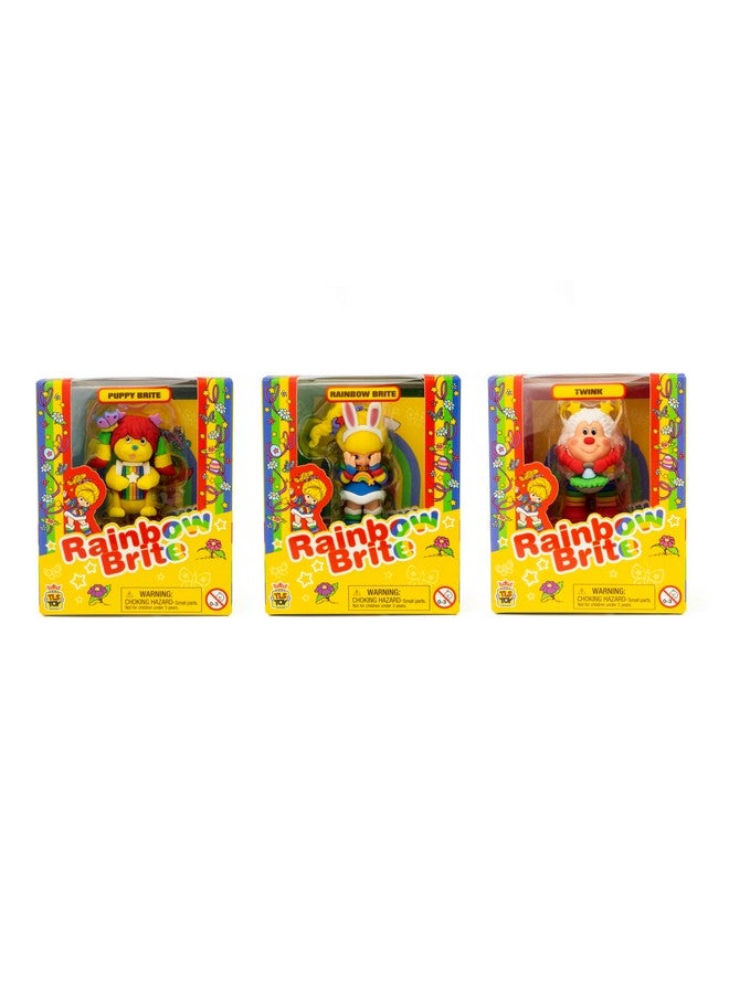The Loyal Subjects Rainbow Brite 3-Pack Easter Spring Season 2.5-inch Cheebee Collectible Figure Set with Rainbow Brite, Twink & Puppy Brite - Image 3