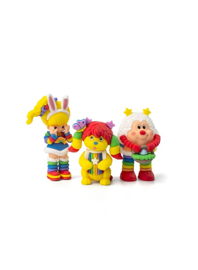 The Loyal Subjects Rainbow Brite 3-Pack Easter Spring Season 2.5-inch Cheebee Collectible Figure Set with Rainbow Brite, Twink & Puppy Brite - Image 1