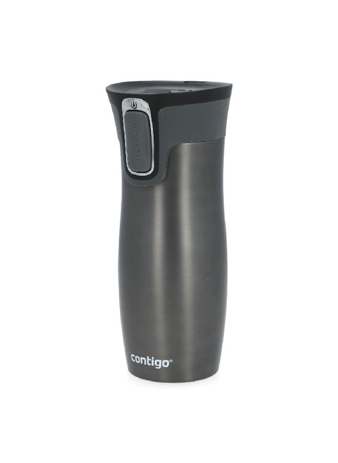 Contigo - West Loop Stainless Steel Leak-Proof Autoseal Insulated Thermal Mug Gunmetal Grey 470 ml - Image 1
