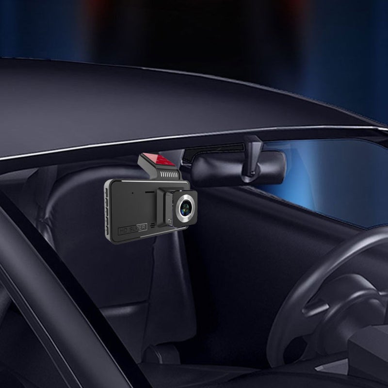 1080P Dash Camera: 4" Touchscreen, 170° Wide-Angle, 6-Piece Glass Lens - Night-Vision, Loop Recording, Reversing Assist Car DVR for Car Driving & Parking - Image 3