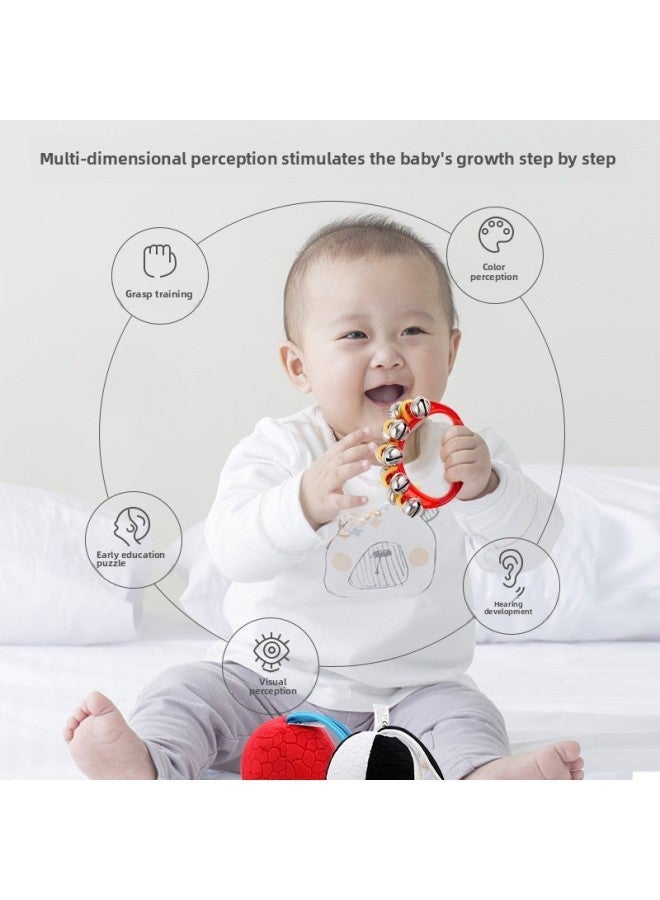 Small Sand Hammer Baby Training Toy Hand Grasping Hearing Tracking Neonatal Early Education Red Rattle-Color:Rattle The Bell To Clean Way See Here - Image 4