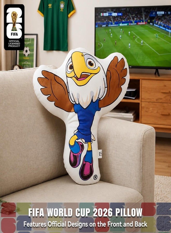 ميسوكا وسادة ميسوكا القطيفة لكأس العالم FIFA 2026، وسادة زينة FIFA - منتج رسمي لكأس العالم FIFA 2026 - وسادة قطيفة صغيرة، هدية تذكارية لكأس العالم FIFA لمحبي كرة القدم - Image 3