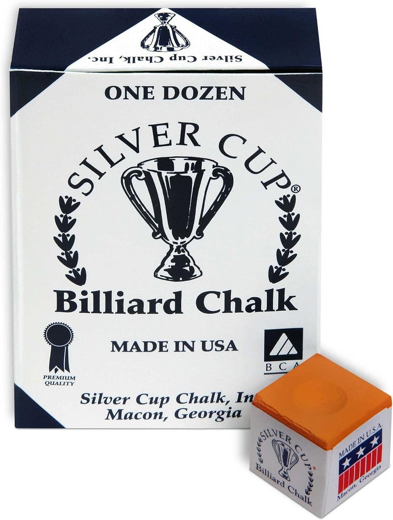 Silver Cup Billiard CHALK - ONE DOZEN - Image 3