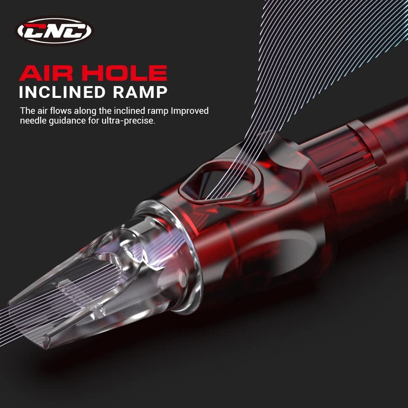 CNC 3RL Tattoo Needles Cartridge 20Pcs #10 Bugpin Disposable Needles Round Liner with Membrane EN04-20-1003RL - Image 2