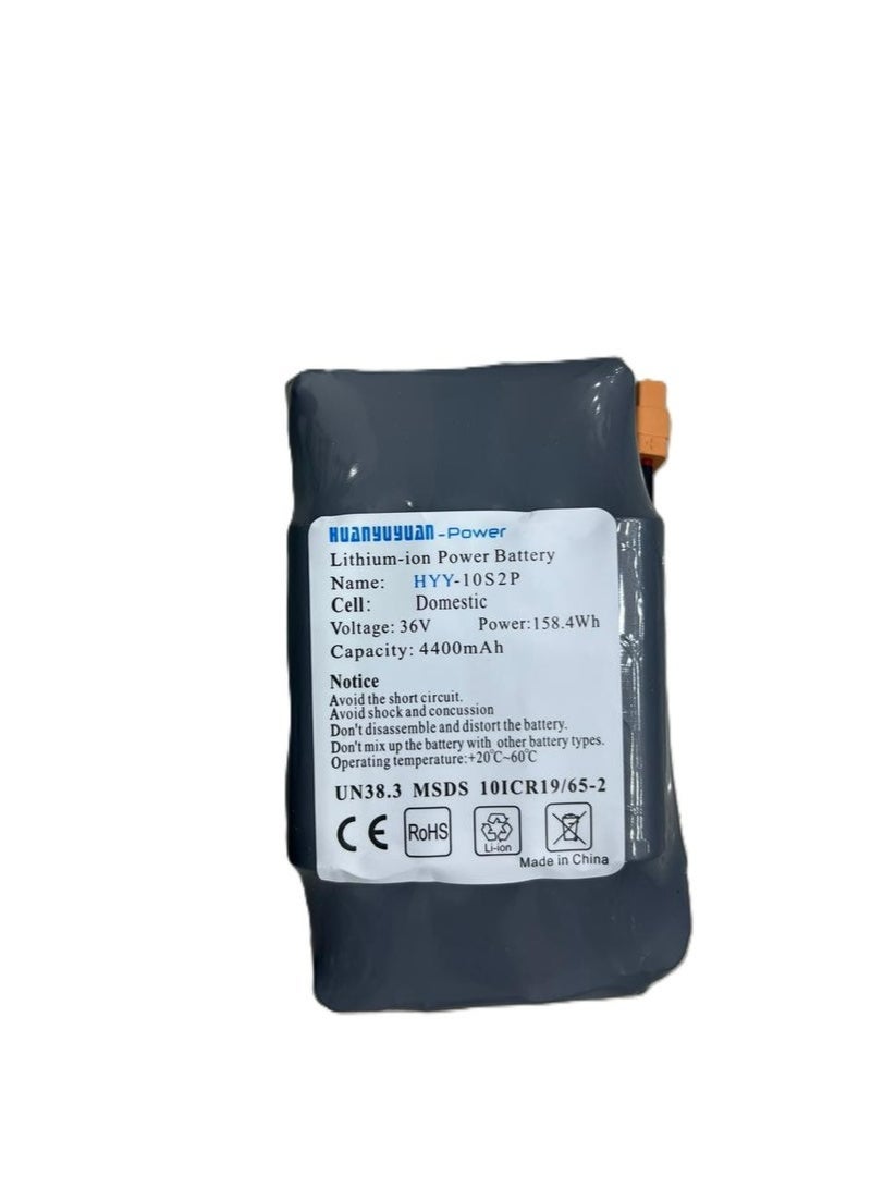 XM 36V 4400mAh 173Wh High Quality Lithium Battery For Hover Board Scooter and Skateboard - Image 1