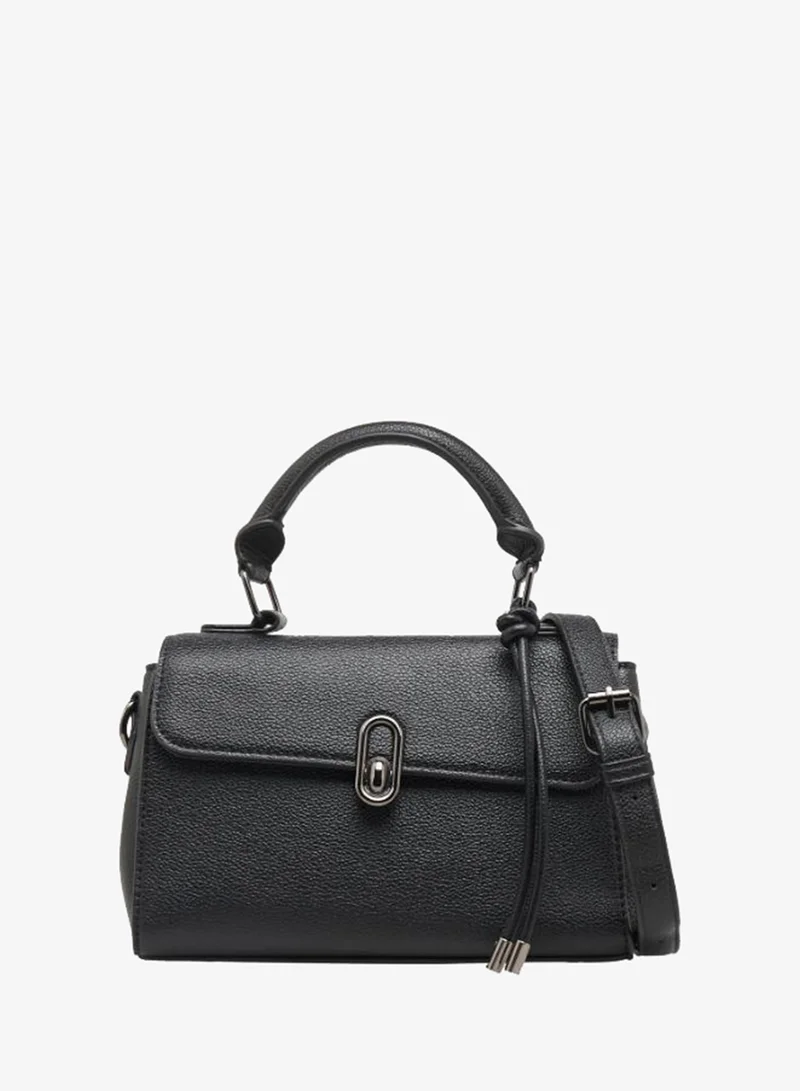 Sasha Sasha Textured Crossbody Bag with Magnetic Closure