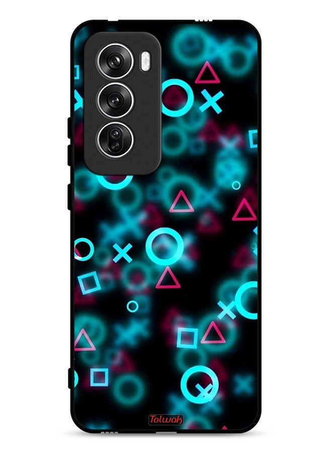 Tolwak Oppo Reno12 5G Protective Case Cover Squid Game Icons Small - Image 1