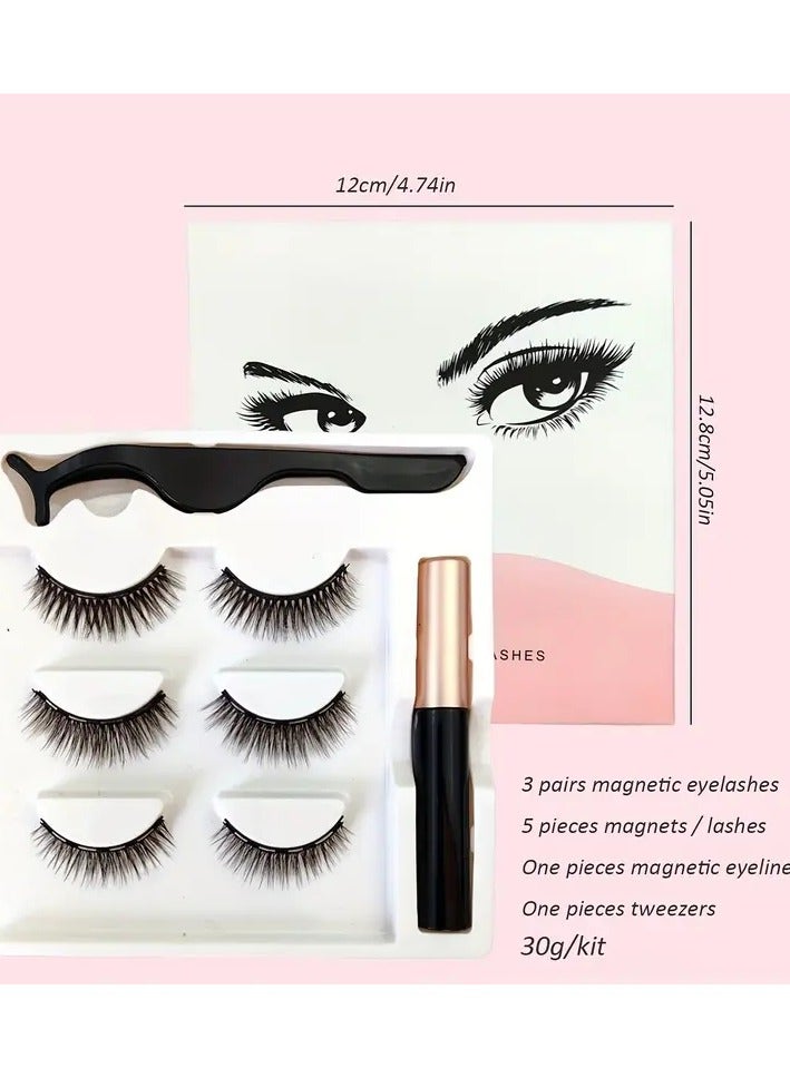 أوريتي مجموعة الرموش الكاذبة المغناطيسية أسود-رقم 17 - Image 5