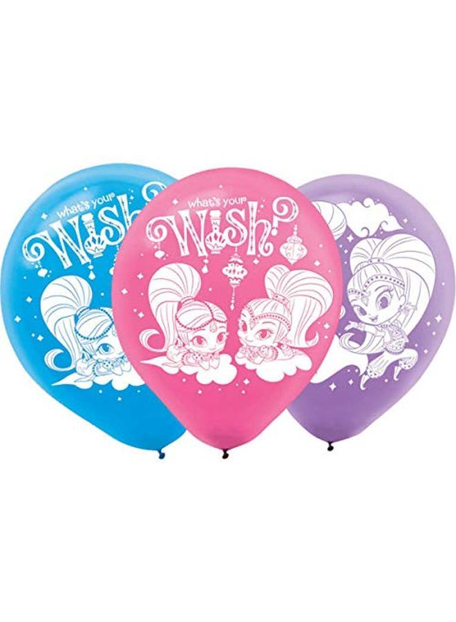 Amscan Latex Balloons | Shimmer And Shine Collection | Party Accessory - Image 2