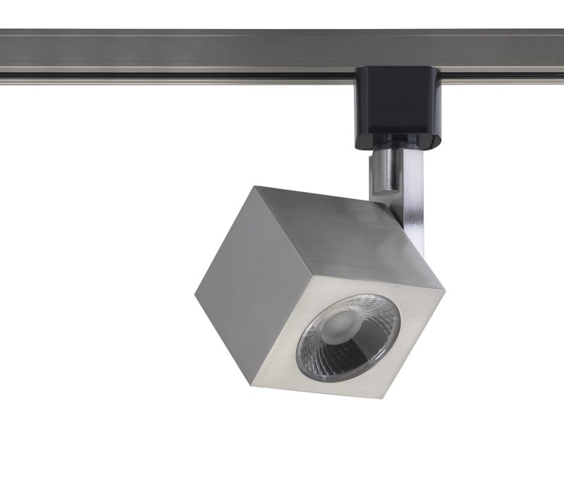 Satco Satco Nuvo TH467 One Light Track Head, Brushed Nickel, 2.75x2.38x2.38 