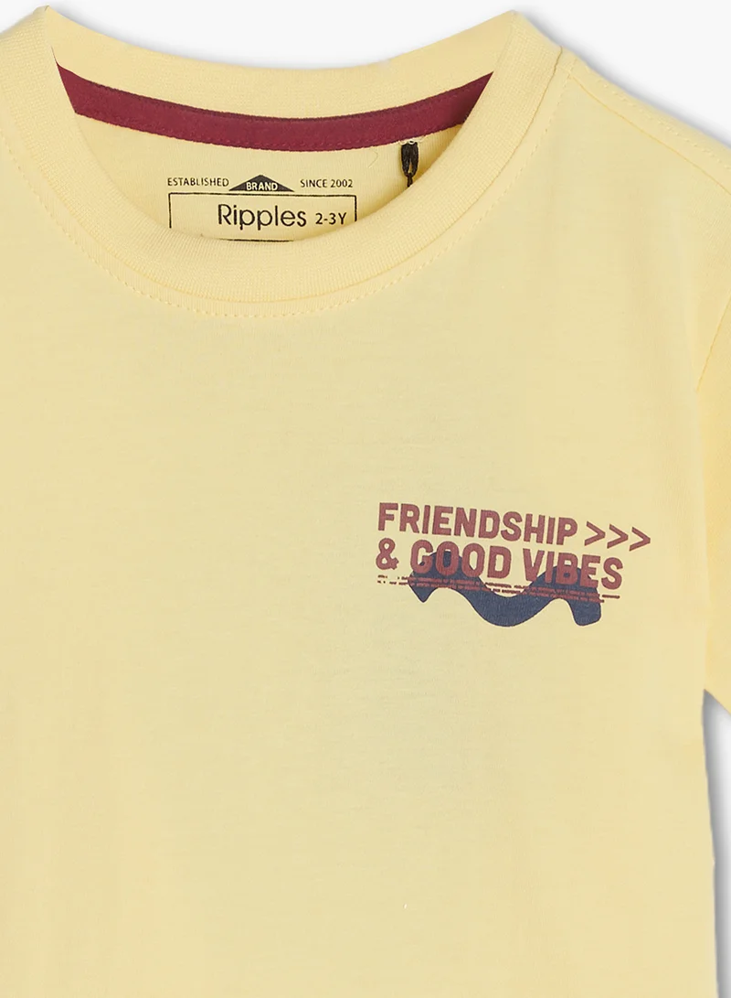 Ripples  Boys Regular Fit T-shirt for Men | Best Price UAE