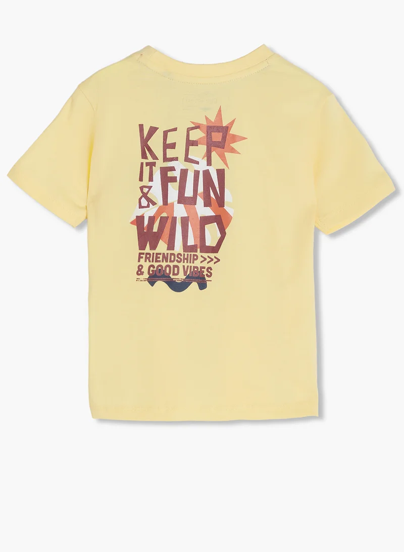 ريبلز مع نمشي Boys Regular Fit T-shirt