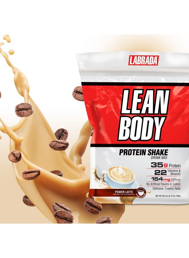 LABRADA مسحوق لياقة الجسم مع قهوة كولومبيا الفاخرة (154 ملغ من الكافيين) لاتيه الطاقة 2.47 رطل عبوة قد تختلف - Image 3