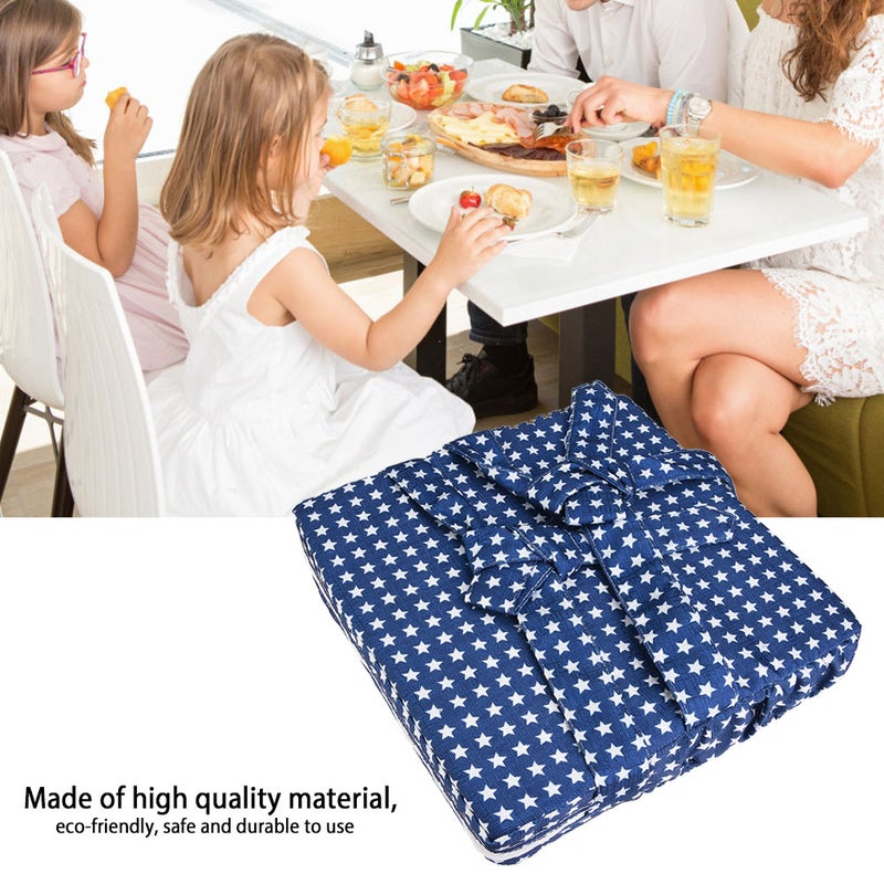 Kids Booster Cushion: Blue Adjustable Strap & Buckle Design - Eco-Friendly Durable Removable Cover Booster Seat Cushion for Home Restaurant Use - Image 3