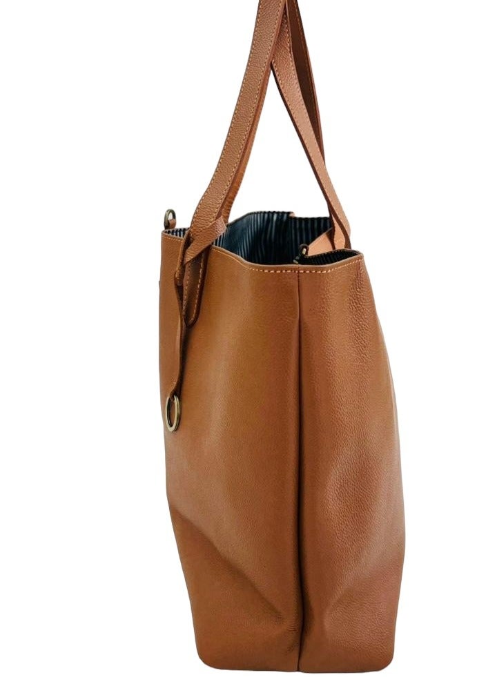 L A L A Genuine Leather Tote Bag  - Image 2